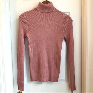 SOLD Blush Pink Turtle Neck